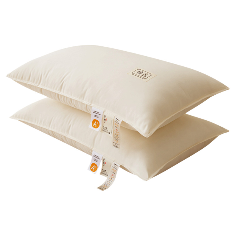 Almohada, núcleo de almohada, protección de la columna cervical, ayuda a dormir, dormitorio especial para dormir en el hotel, pareja de almohadas bajas para adultos individuales en casa