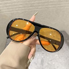 复古大框圆脸太阳镜女欧美显瘦蛤蟆镜潮太阳眼镜男遮阳派对墨镜