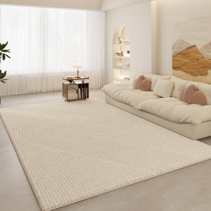 加厚仿羊絨客廳地毯簡約家用臥室簡約床邊毯沙發茶几毯地毯批發