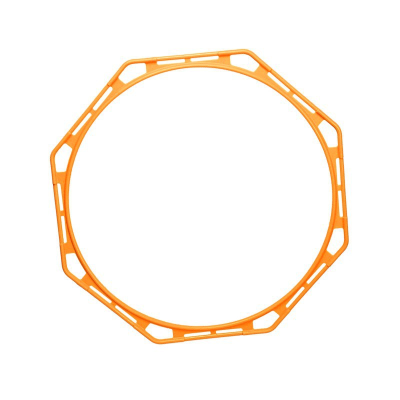 버클이있는 두꺼운 50cm 팔각형 오렌지