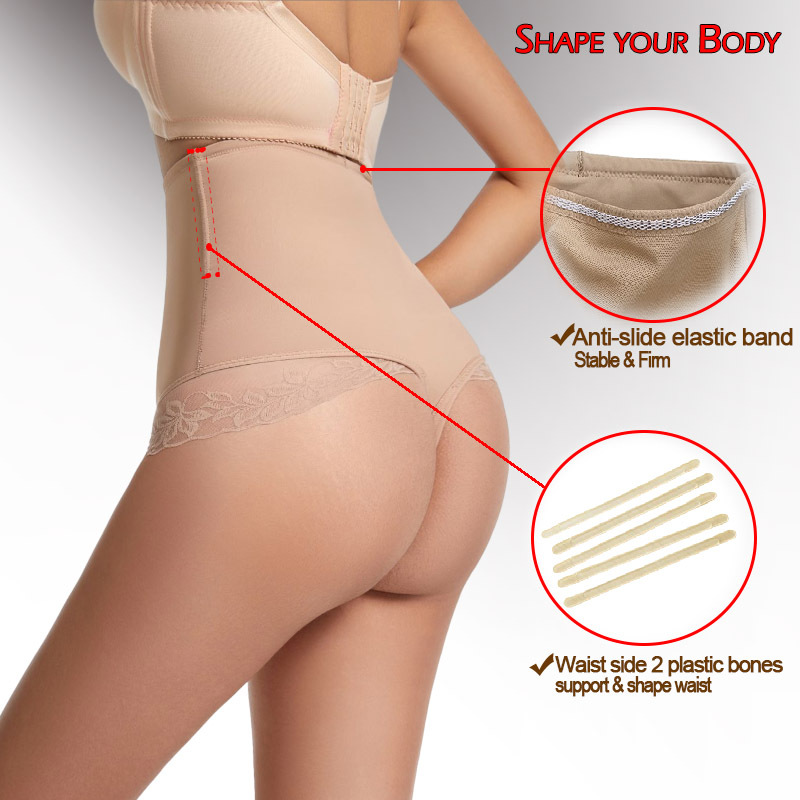 Pantalones de control de abdomen de talle alto, antideslizantes, de talla grande, para mujer, moldeadores de cuerpo, realzadores de glúteos, faja reductora, pantalones ajustados antiexposición.