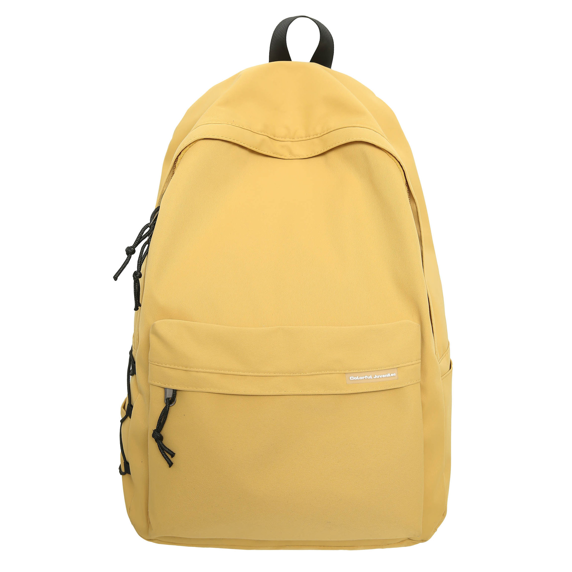 2024 nueva mochila simple de color sólido, estudiantes de secundaria y preparatoria, mochila escolar de viaje de gran capacidad al por mayor