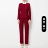 Red classic suit jacket, trousers