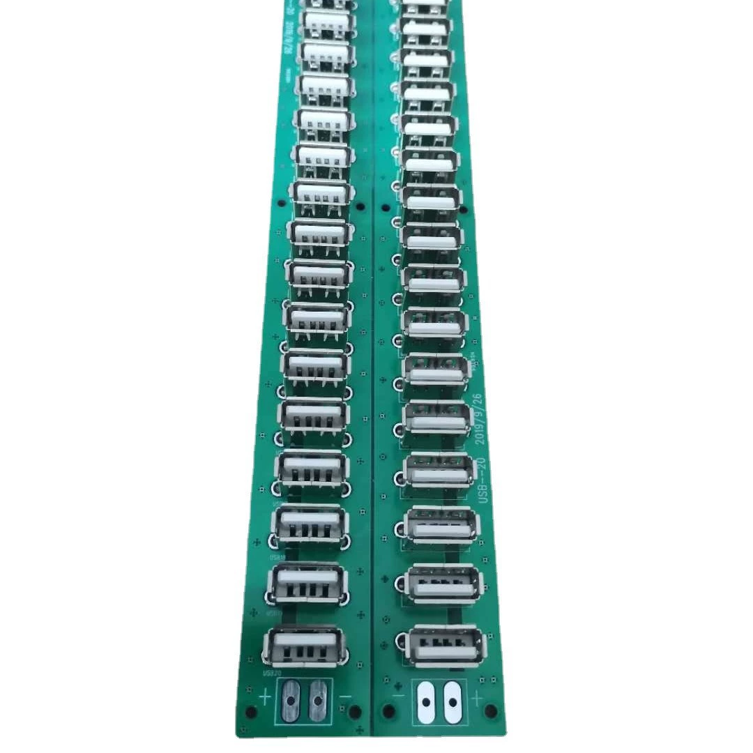Разветвитель расширителя интерфейса USB 20 Блок питания платы расширения USB, подключенный к концентратору расширения порта USB PCBA