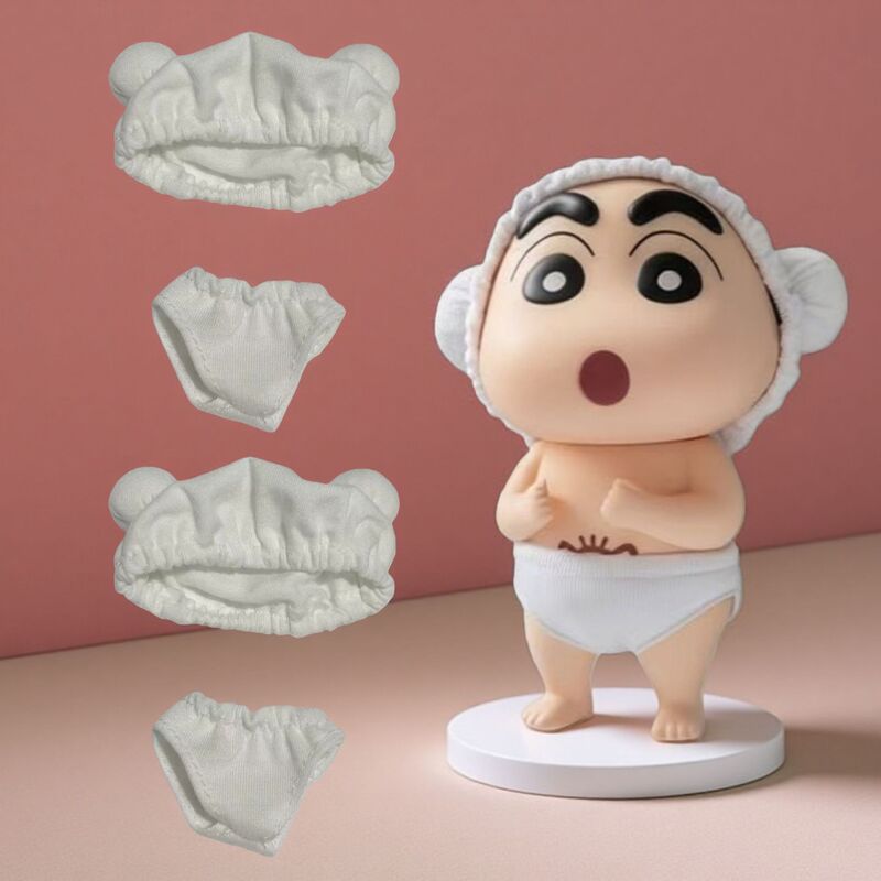 Shin-Chan Bath Cap and Shorts Wholesale Fashion Car Decoration Figurine Doll Clothes Hot-Selling Item Now Available
