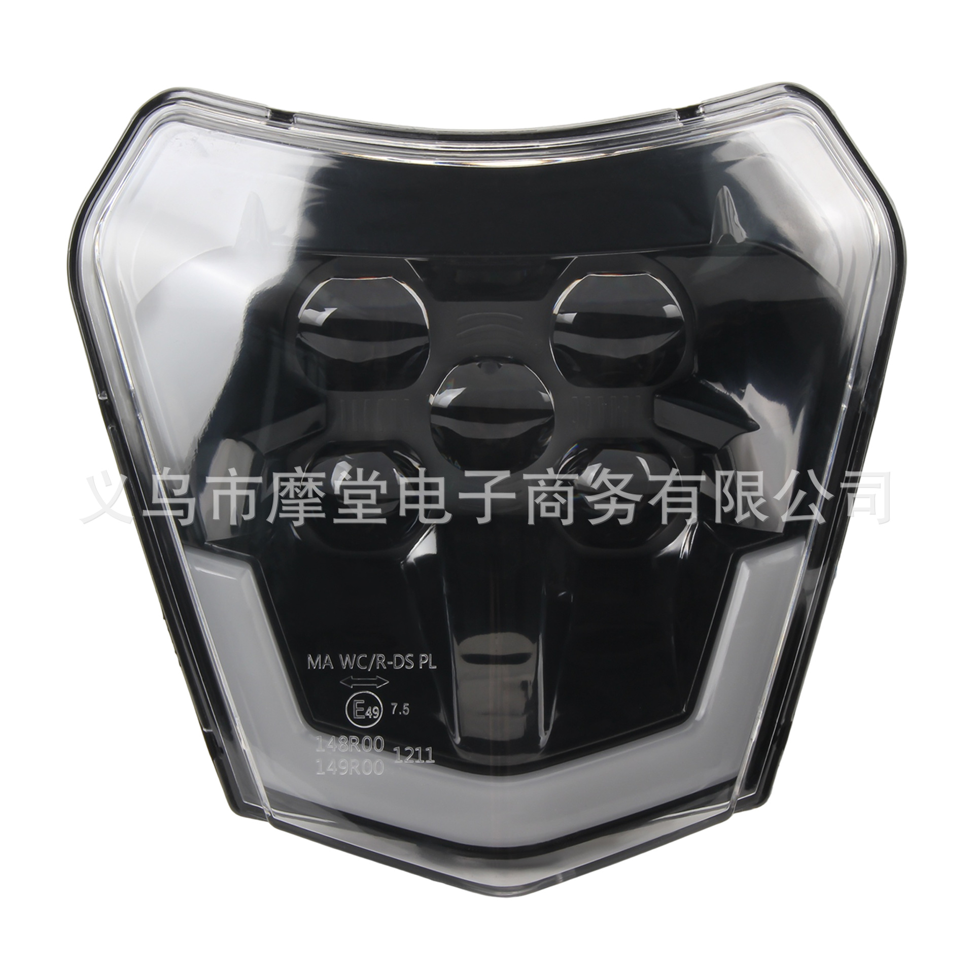 Off-road motorcycle modified LED daytime running lights KTM EXC EXE universal five-bead assembly front headlight