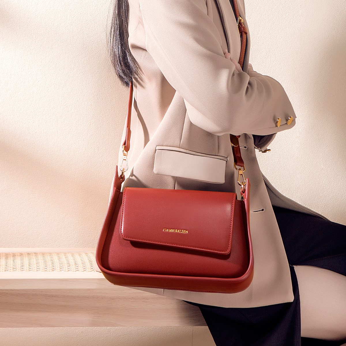 Hong Kong compra bolsos rojos para mujeres 2025 nuevo bolso de brazo bolso de novia bolso de boda bolso de mano diario