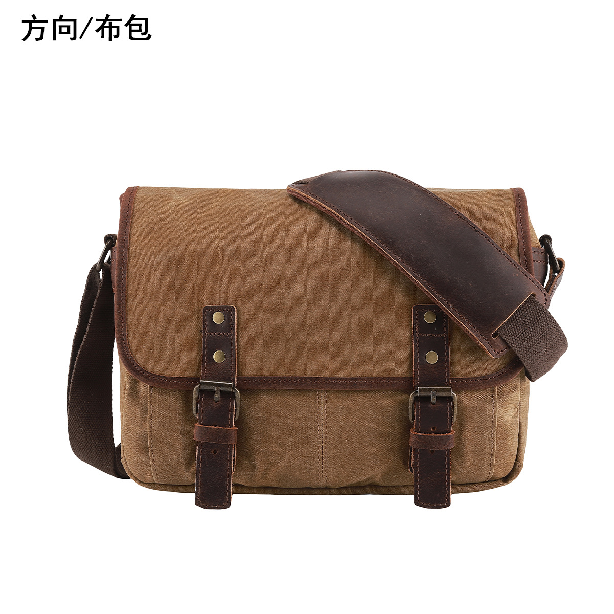 Fábrica directa nueva bolsa de fotografía al aire libre DSLR profesional bolsa de cámara de lienzo de cera impermeable micro bolsa de hombro