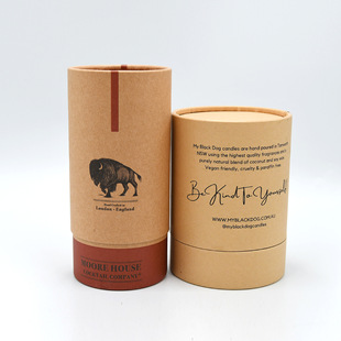 Customized Kraft Paper Cans, Round Packaging Boxes, Moisture-Proof Paper Tubes, Printable Patterns and Logos, Moisture-Proof and Sealed Paper Tubes