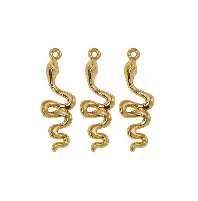 1 Piece Simple Style Snake Alloy Plating Pendant Jewelry Accessories display picture 6