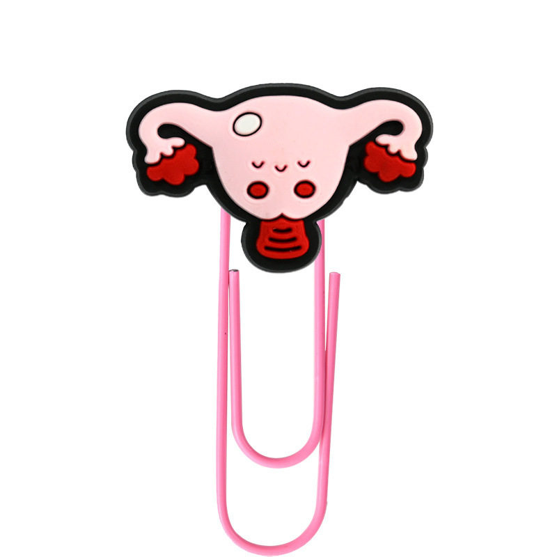 医療ペーパークリップ漫画クリエイティブブックマークカラーペーパークリップ事務用品 diy 大型ペーパークリップ卸売|undefined
