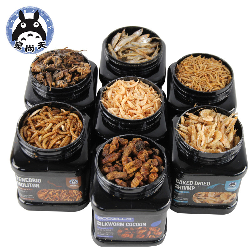 寵尚天  畫眉烏龜零食淡水小魚乾蝦干 倉鼠麵包蟲干  倉鼠零食