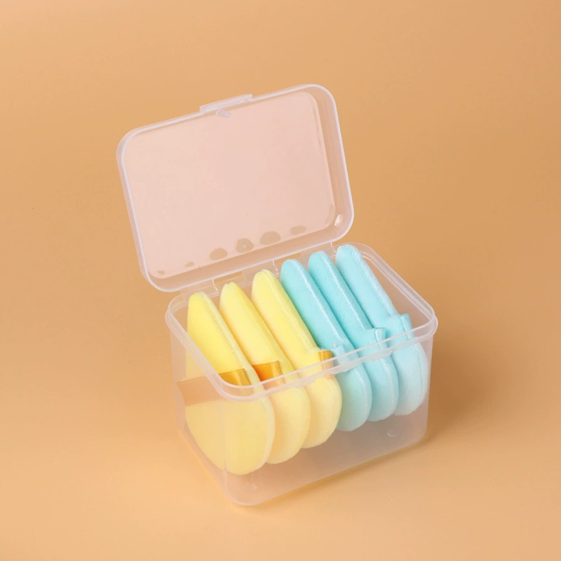 Triangular Makeup Sponge Puff, Soft Velvet Powder Puff, Mini 1–10 pcs, Assorted Colors