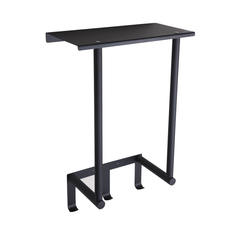 Perforación-libre toalla rack baño toalla organizador almacenamiento rack multifuncional metal rack hierro almacenamiento rack Amazon