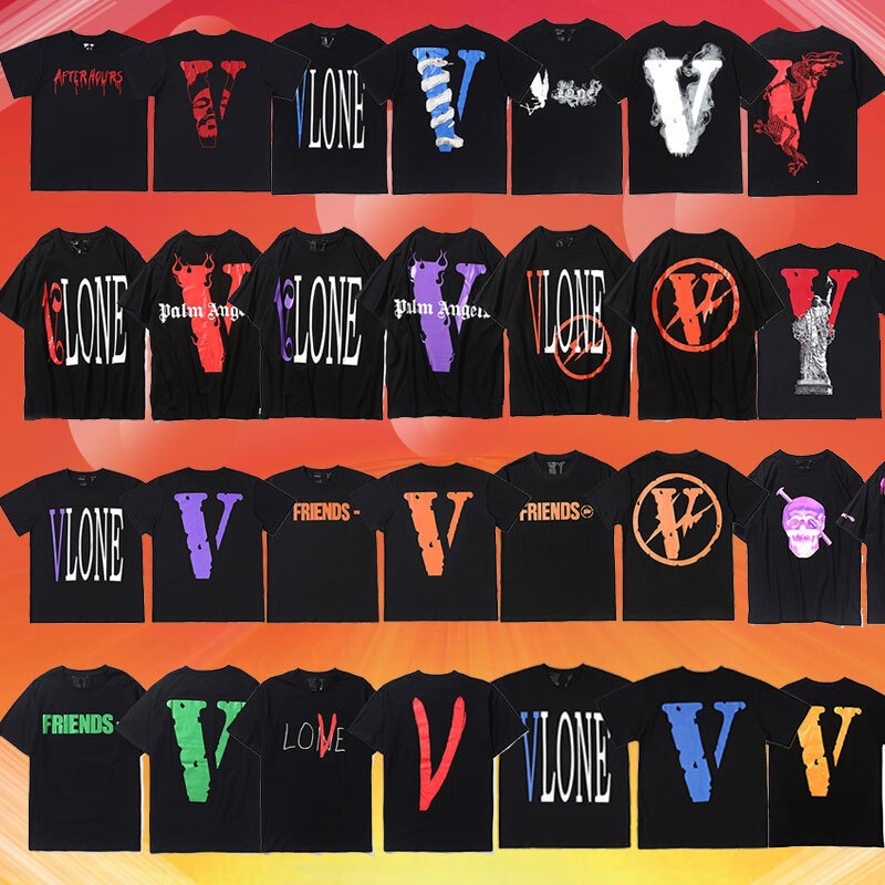 Authentic Vlone Fog Large V Short-Sleeve Chinese Dragon Limited Edition Hiroshi Fujiwara Wang Yibo Same Style Trendy Brand Men's Loose T-Shirt Authentic Vlone Fog Large V Short-Sleeve Chinese Dragon Limited Edition Hiroshi Fujiwara Wang Yibo Same Style Trendy Brand Men's Loose T-Shirt