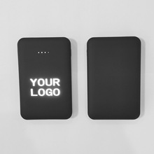工厂销售创意LED发光移动电源背光夜光广告充电宝礼品印刷LOGO