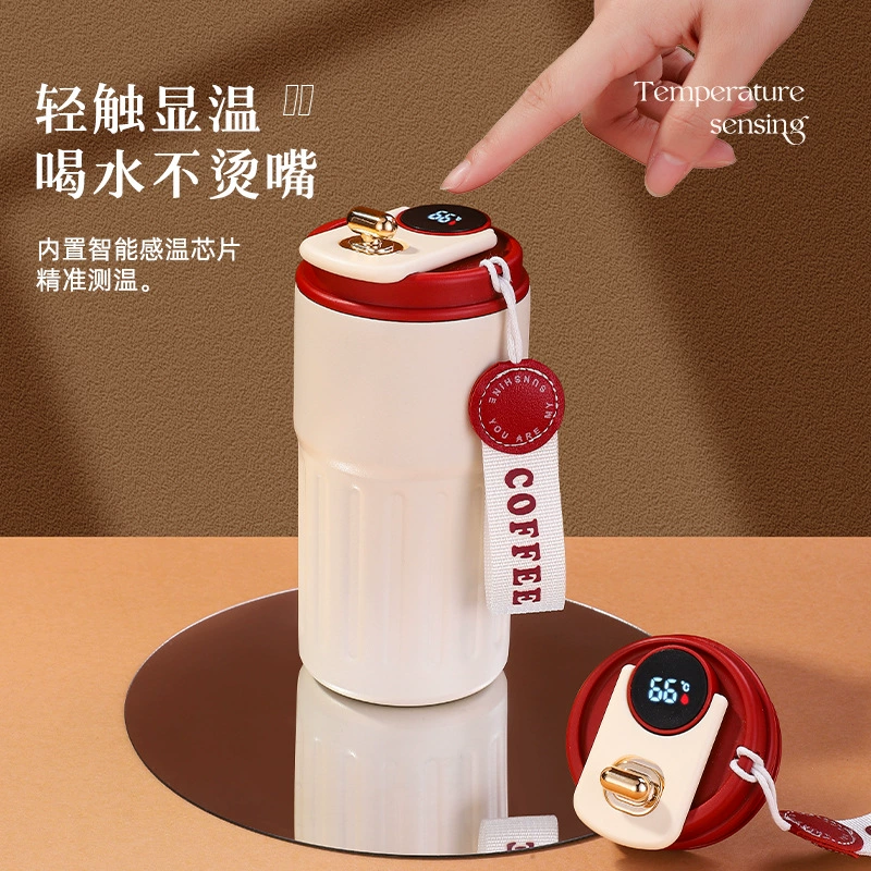 Кофейная чашка из нержавеющей стали 316, чашка-термос, красивая студенческая чашка для питья для мужчин и женщин, бытовая чашка для холодной воды, большая вместимость