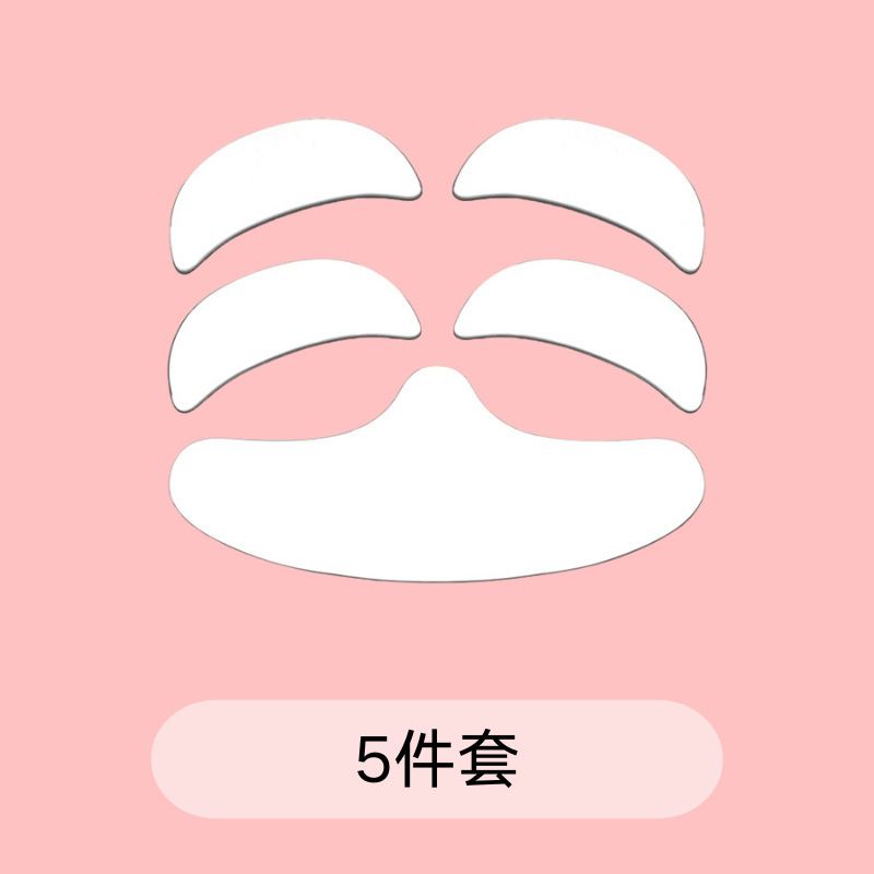 跨境专供面部提拉紧致脖子贴法令纹贴眼贴胸贴透明隐形硅胶防皱贴|undefined