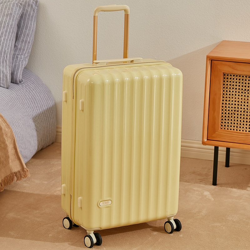 Equipaje exportación japonés celebridad en línea 24 mudo universal rueda PC estudiante trolley caso hembra ultra-ligera maleta 20 pulgadas macho