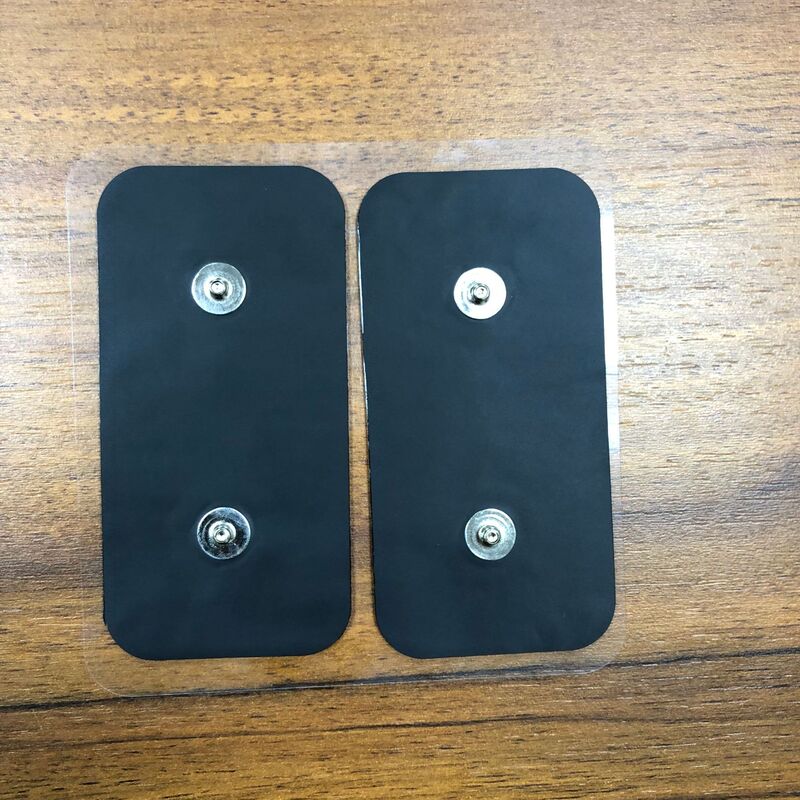 Pu Physiotherapy Conductive Electrode Pad 3.7 Buckle Conductive Gel Electrode Pad Printing Silver Paste Electrode Pad