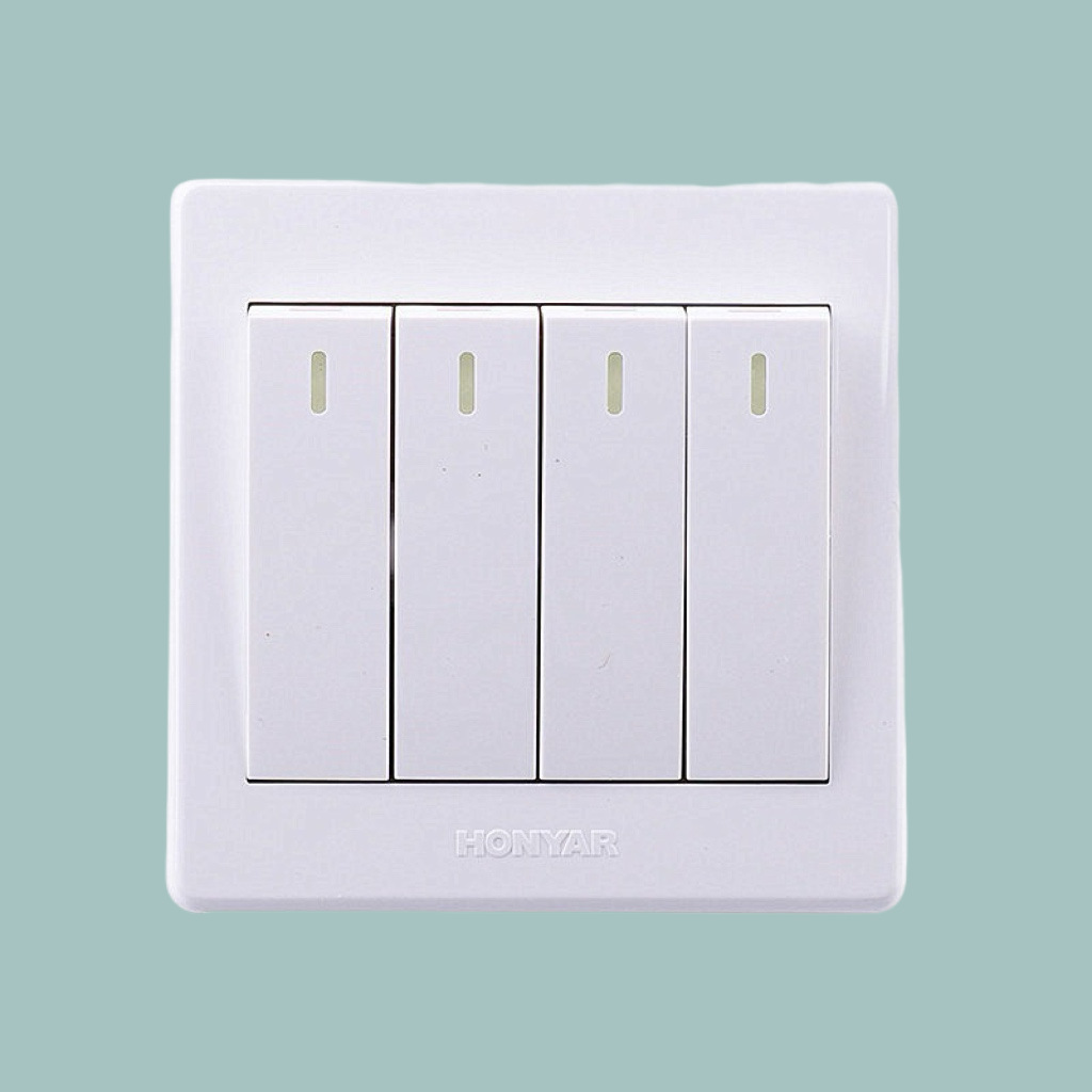 Conector de conmutación de aluminio de aluminio MEE X3 serie 86 tipo cinco agujeros dos o tres conector panel de conector escondido