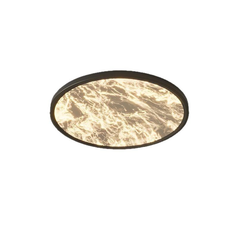 [Selección estricta] lámpara de techo italiana minimalista lujoso lujoso lujoso lujoso moderno lámpara redonda de protección de ojos de espectro completo