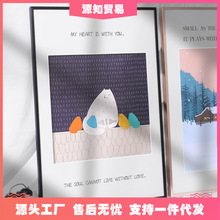 铝合金相框挂墙画框空框海报框裱框展示拼图框装裱邹须