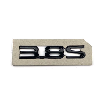 rear emblem, Seal front emblem, Car logo - black-and-shiny-replacement-38s-logo-seal