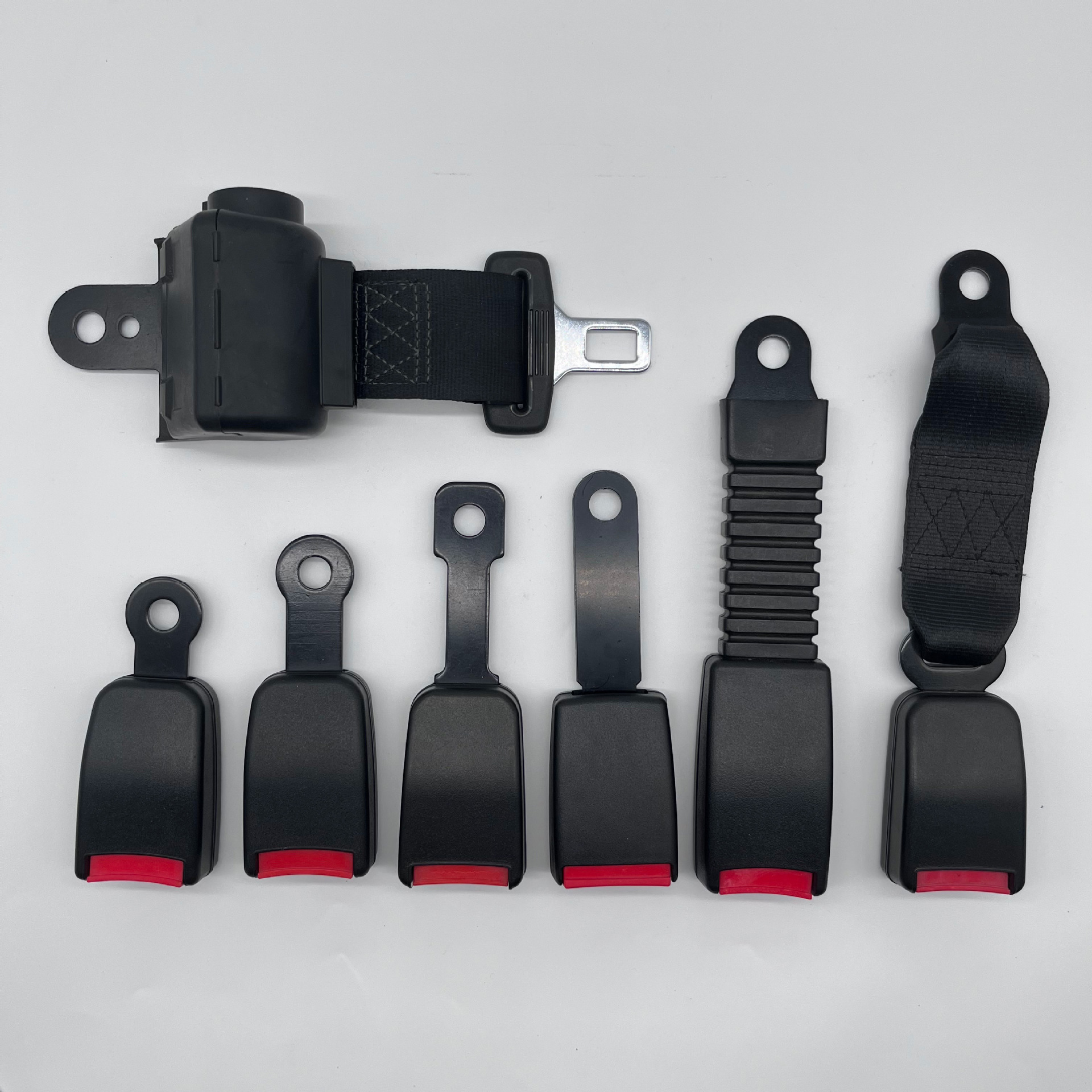 Popular Car and Forklift Automatic Retractable Two-Point Telescopic Safety Belt Universal Two-Point Self-Locking Safety Belt
