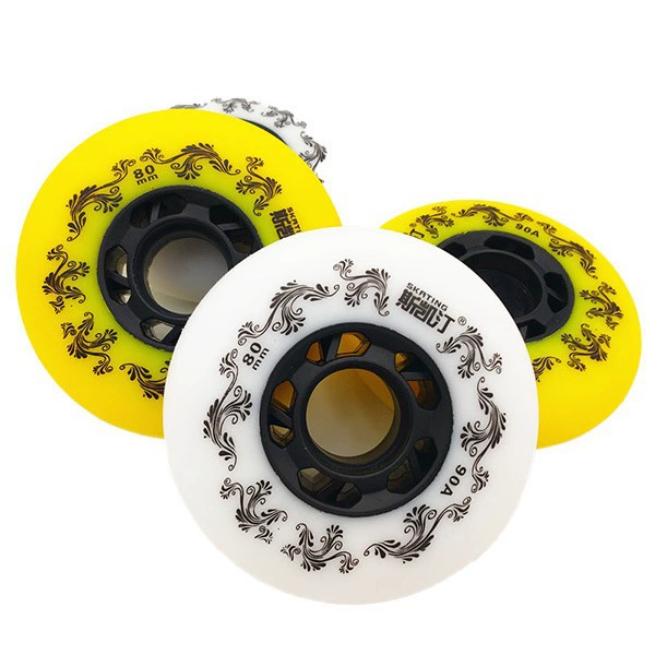 Три поколения тормозных роликов Sketing коньки