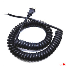 廠家供應貨車掛車淋水器彈簧線純銅2芯8米PU耐折螺旋電纜