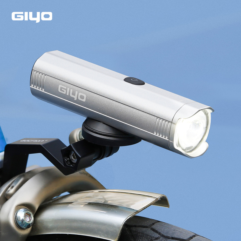 GIYO small bicycle front light with wireless remote control, high and low beam, anti-glare, high-brightness flashlight for night riding