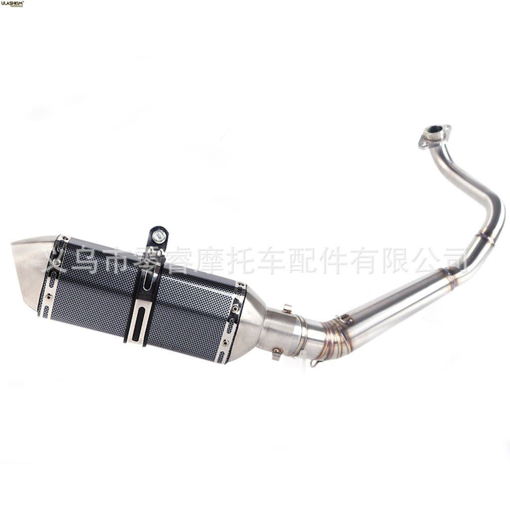 Motorcycle Modified Exhaust Pipe Suitable for Honda Pcx125 Pcx150 Stainless Steel Exhaust Pipe