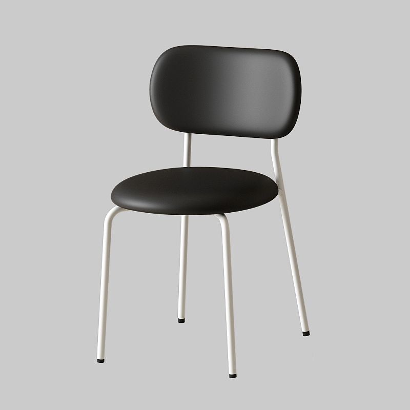 Silla de respaldo nórdica simple y moderna silla de comedor casera de lujo ligera medieval silla de viento de crema mesa de comedor silla de ocio
