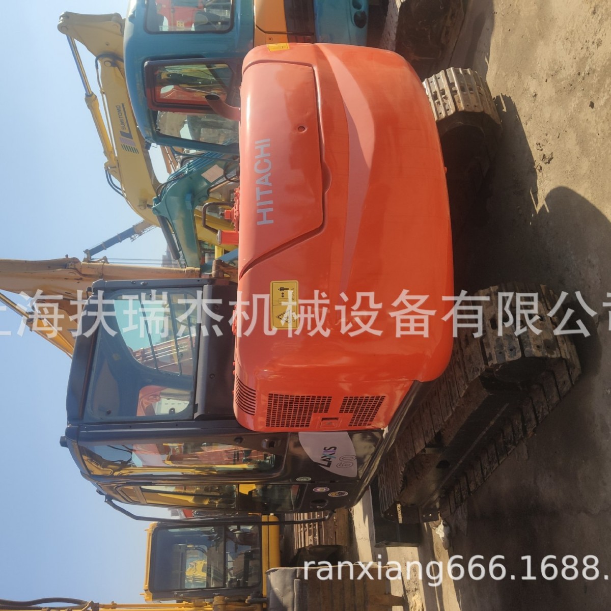 小松二手小型挖掘机9层新抓木机 挖土机 日立ZX60,70 120,200