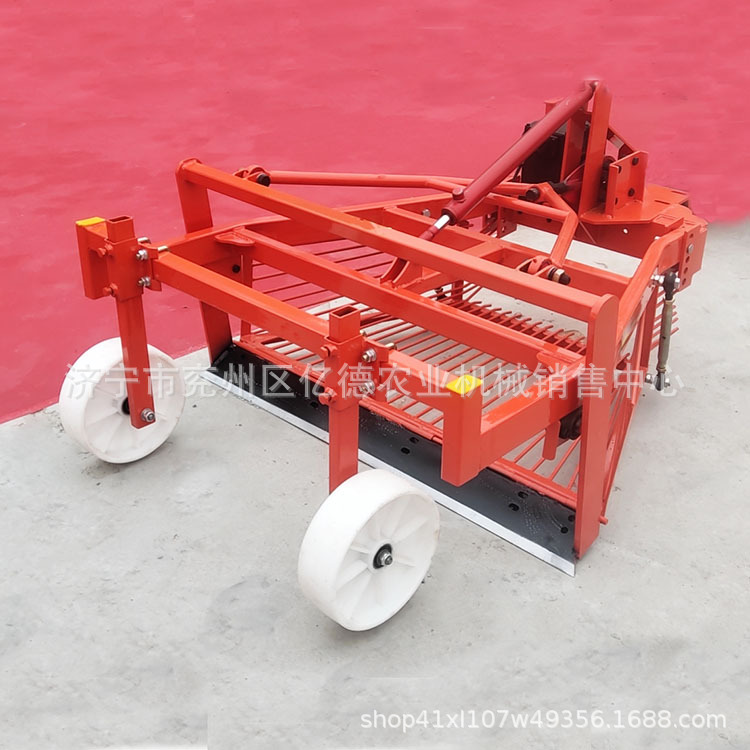 拖拉机前置起蒜挖蒜机多行汽油自走式振动筛多功能大蒜收获机批发