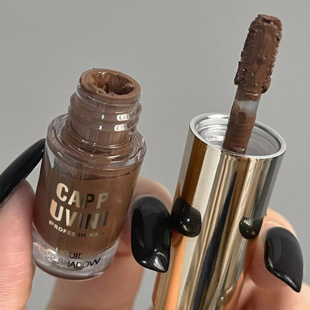 Capo Vini low-saturation gray Powder milk coffee matte liquid single eyeshadow Fine glitter pink pure earthy tone undefined