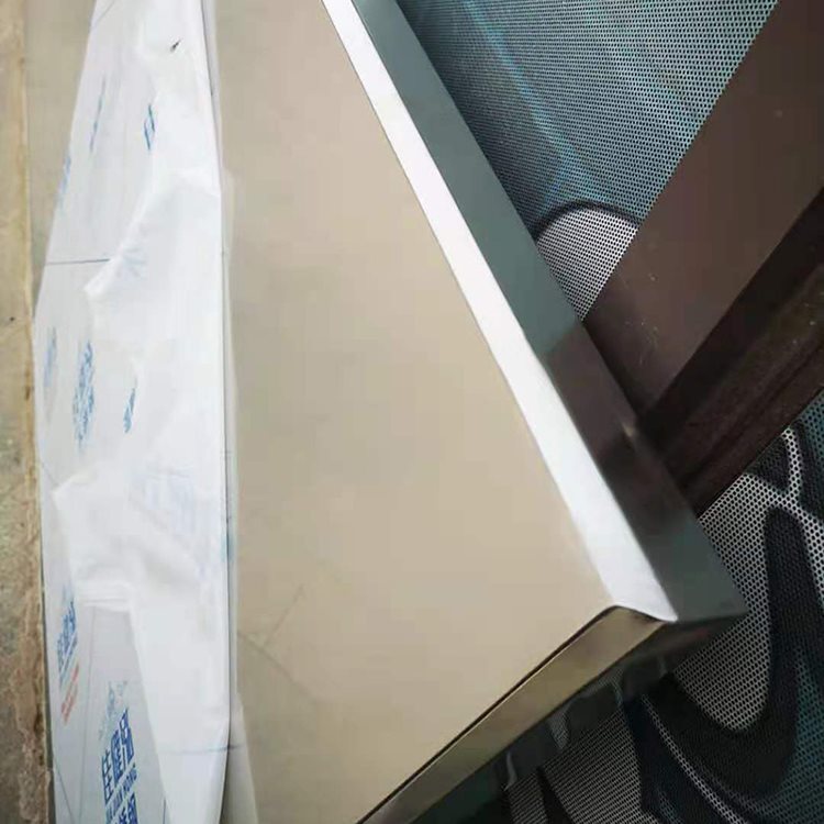 경사진 가장자리가 있는 매우 두꺼운 0.62m * 062m 정사각형 테이블