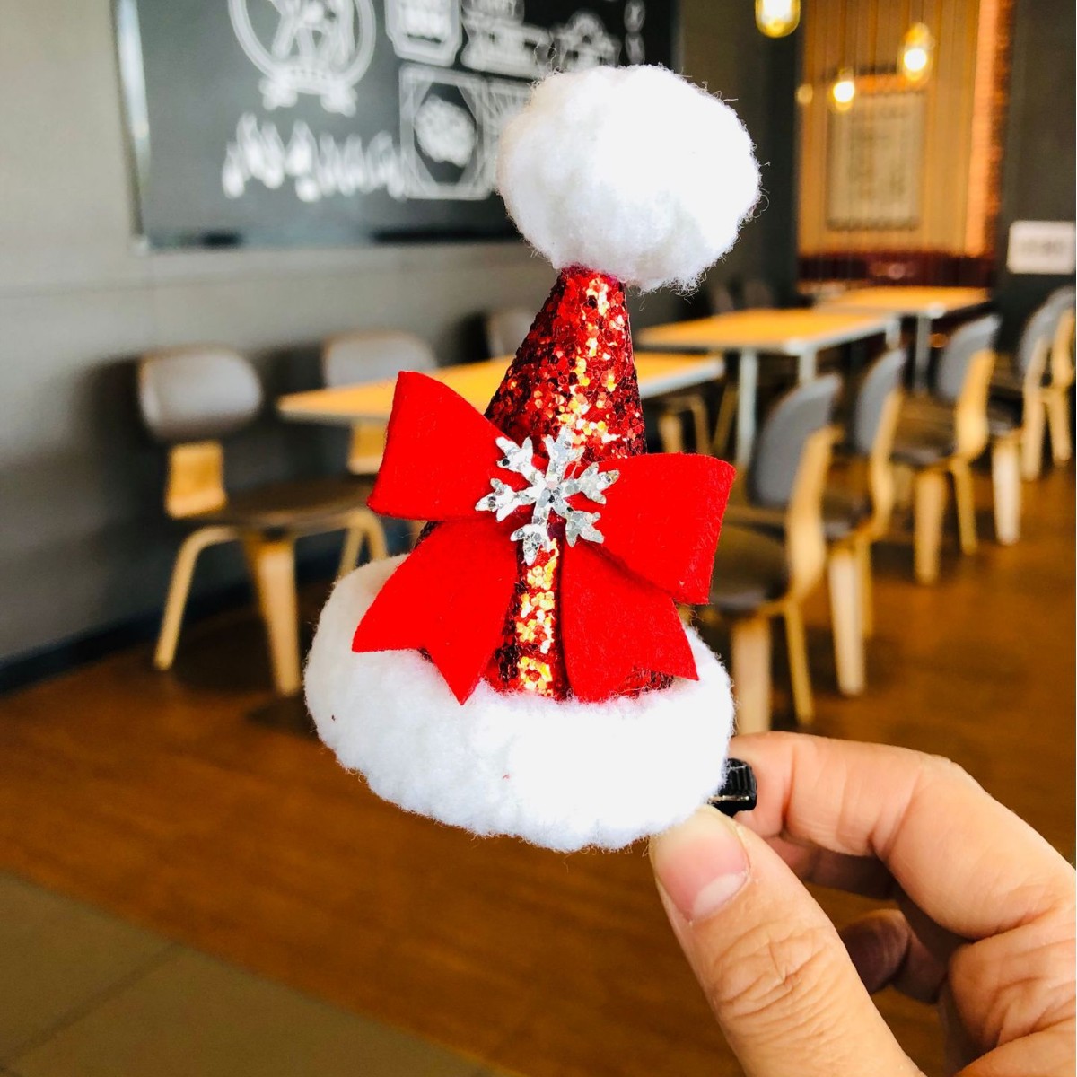 셰르파 모자 클립-보우