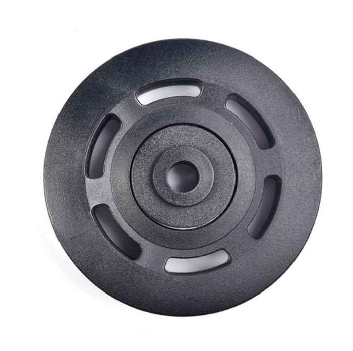 现货耐磨塑料 PA6 Φ90滑轮22.5*25*90MM镂空运动健身器材配件