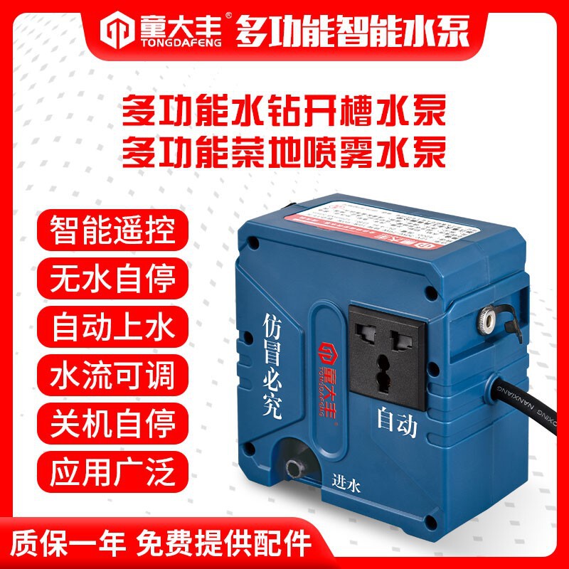 Tong Dafeng multi-function water pump rhinestone linkage water pump slotting machine automatic water supply machine outdoor high-pressure car washing pump