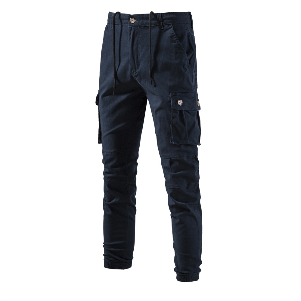 Pantaloni cargo uomo in cotone traspiranti pantaloni casual_voghion.com