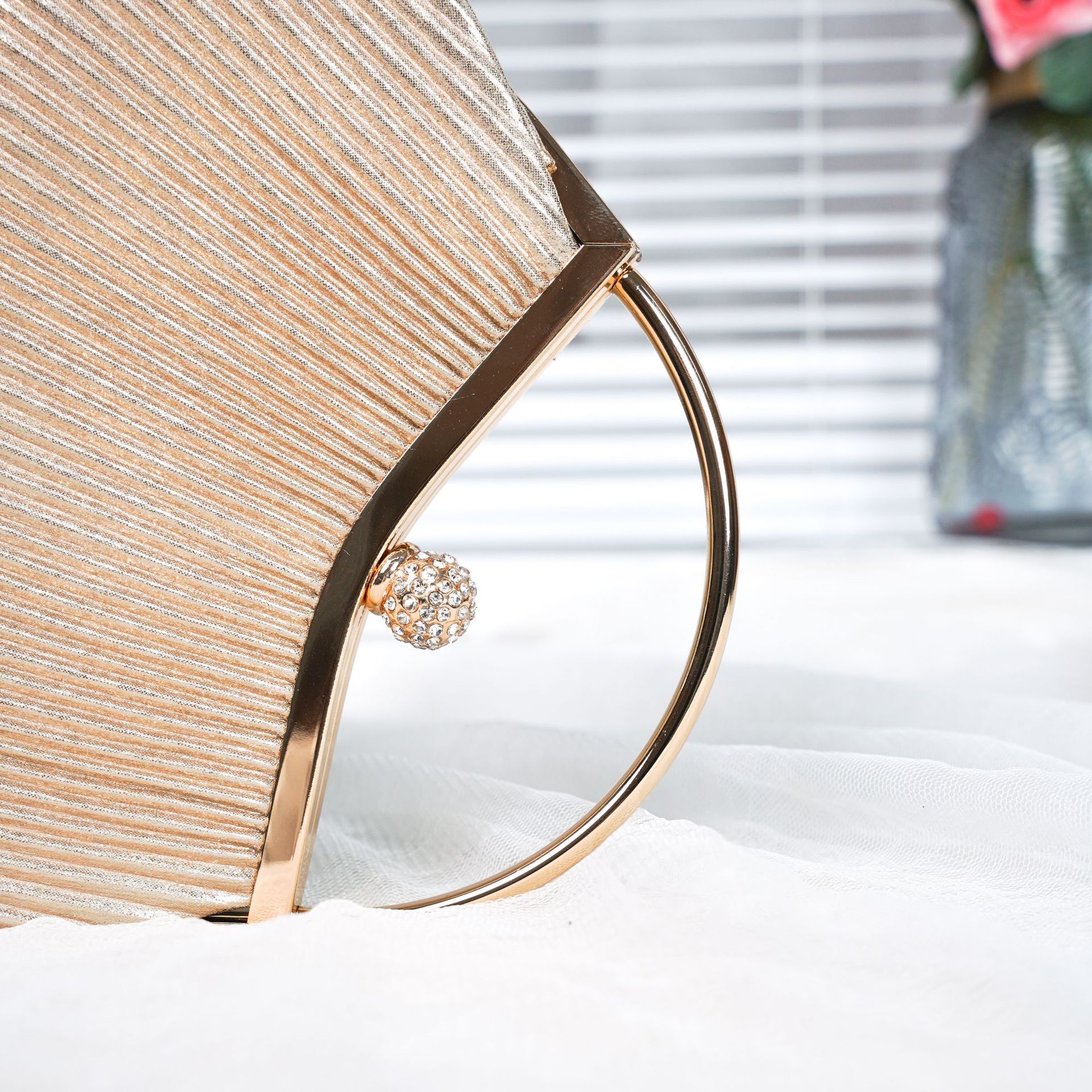 Bagagli e borse Nuova borsa da donna semplice e alla moda, borsa a tracolla plissettata, borsa Hanfu, borsa da sera, piccola borsa quadrata_voghion.com