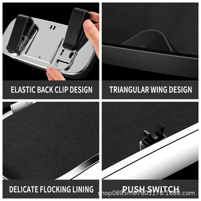Car Glasses Clip/Bill Clip: Universal Car Glasses Case