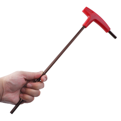 Special long T-shaped hexagonal wrench 3-10mm flat head hexagonal hexagonal wrench S2 hardened with handle