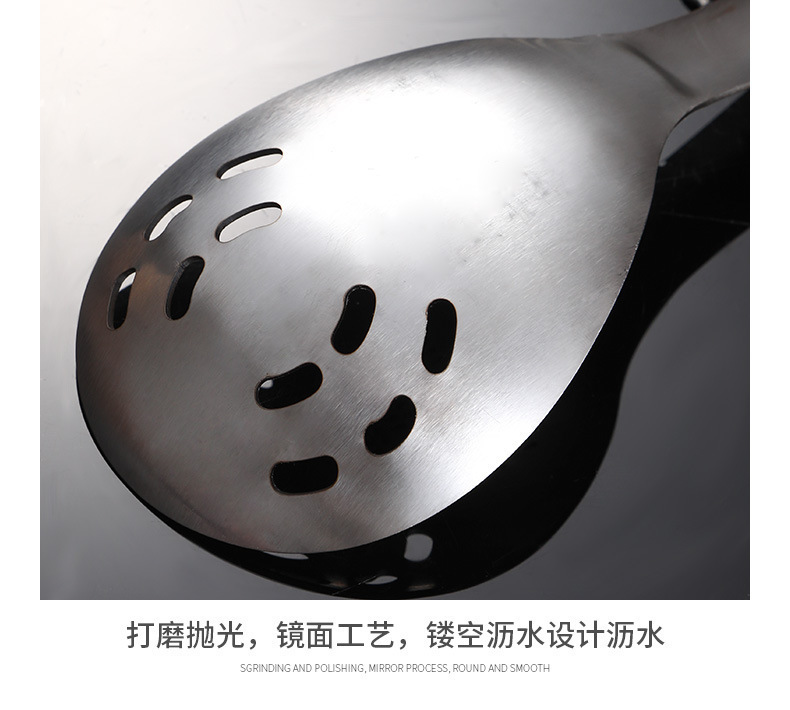 430 Stainless Steel 5-in-1 Multifunctional Baby Food Spoon - Food Grinder, Bottle Opener, Egg Separator, and Multipurpose Utensil