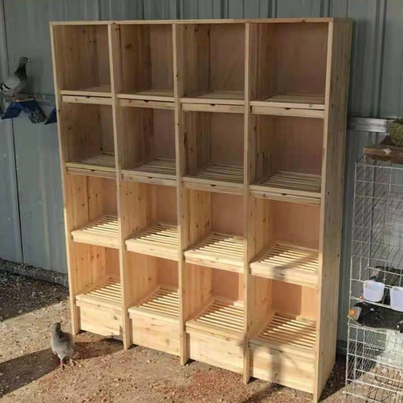 鳩組み合わせ鳩の巣箱競技鳩ケージ木製器具大型マッチングケージ無垢材種鳩調整|undefined