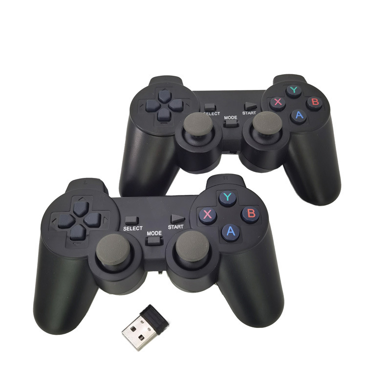 Emuelec sistema dual Android TV Box juego consola usb2.4 G ordenador inalámbrico mango Doble