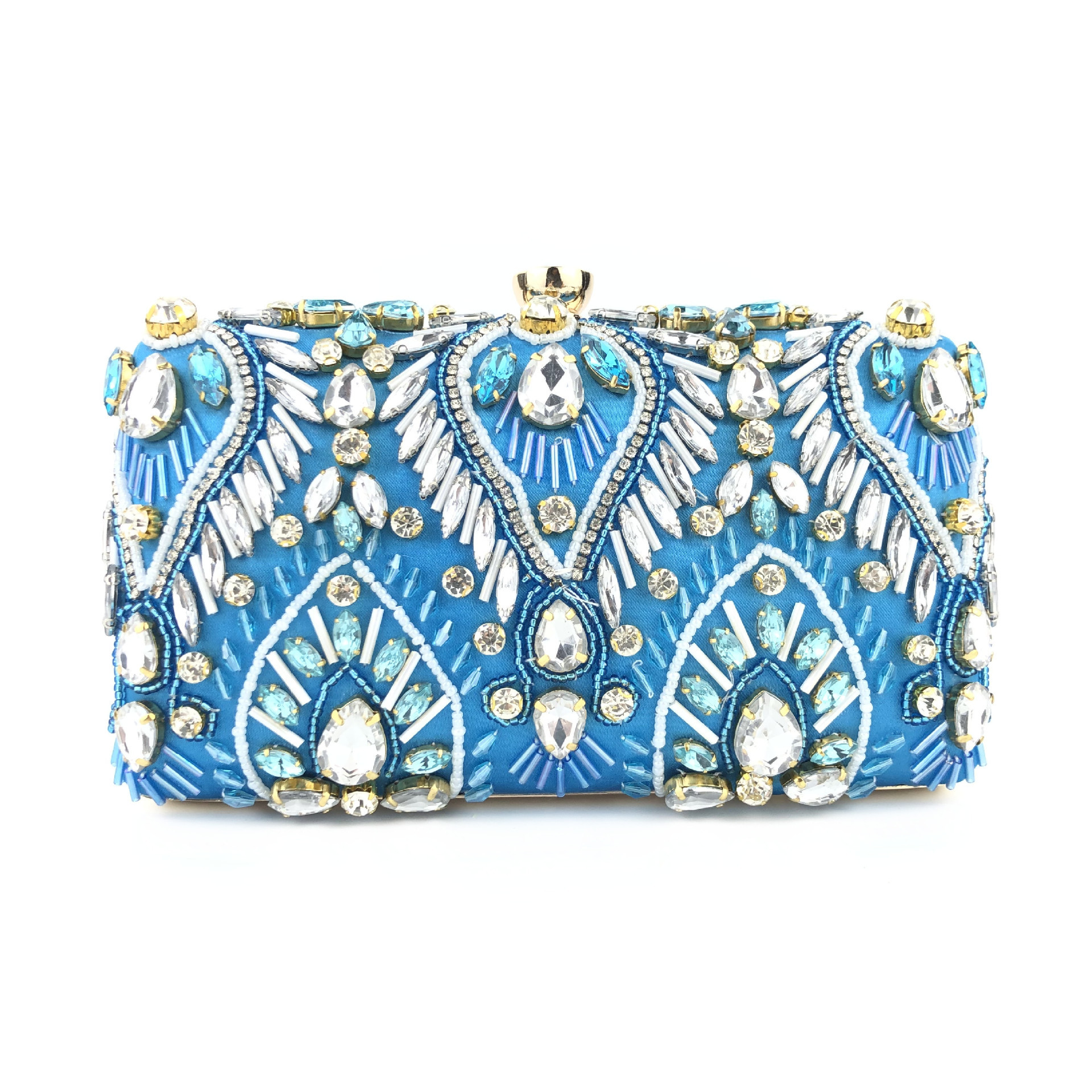 2021 europeo y americano nuevo rhinestone de cuentas noche bolso vestido banquete bolsa Socialite embrague bolso de hombro transfronterizo