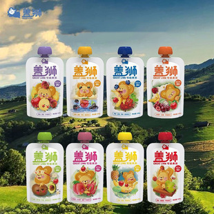 Gai Lion Multi -Multiaved Fruit Mud Group Group Fruits Fruits Fruit Snacks снимает западную сливовую воду из фруктов грязь смешанный аромат 100 г.